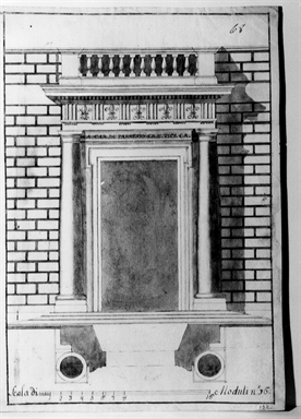 finestra di Palazzo Farnese