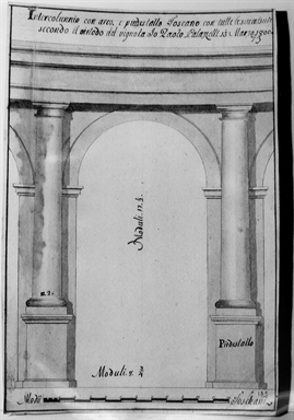 intercolumnio con arco