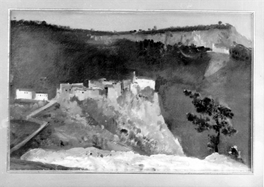 veduta di Castel Trosino