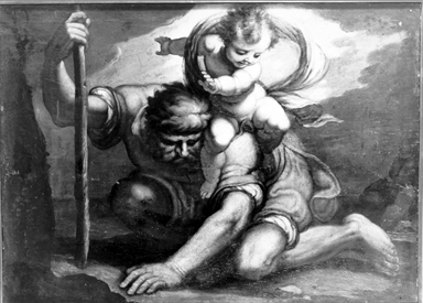 San Cristoforo e Gesù Bambino