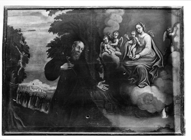 Apparizione della Madonna con Bambino al beato Tommaso