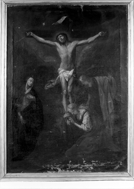 Cristo in croce, la Madonna, San Giovanni e la Maddalena