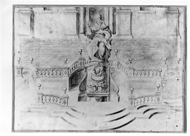 progetto del monumento a papa Clemente XII