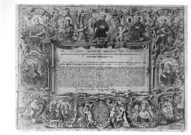 diploma di Francesco Cresci Antiqui