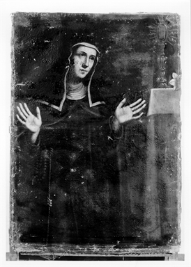 Santa Chiara in adorazione del Santissimo Sacramento