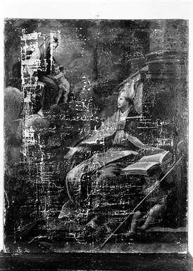 Apparizione della Madonna con Bambino ad un Santo Vescovo