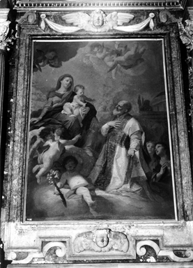 San Filippo Neri ha la visione della Madonna con Bambino