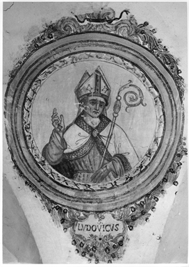 Santi e monogramma cristologico