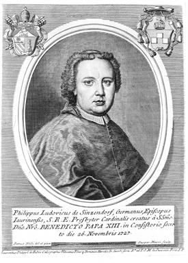 Ritratto del Cardinale Filippo Ludovico de Sinzendorf