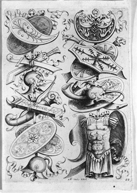 trofei di armi romane