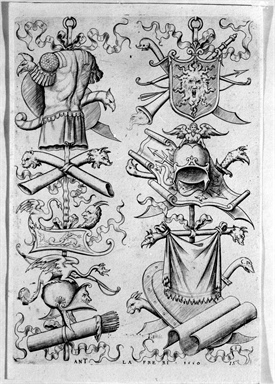 trofei di armi romane