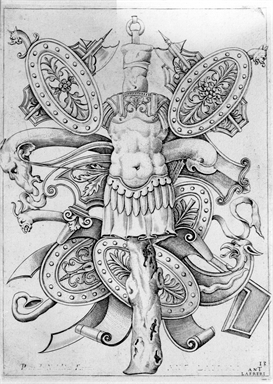 trofei di armi romane