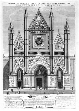 facciata del Duomo di Orvieto