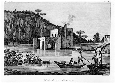 Veduta della palude di Minturno