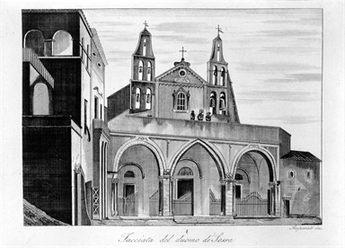 Facciata del Duomo di Sessa Aurunca