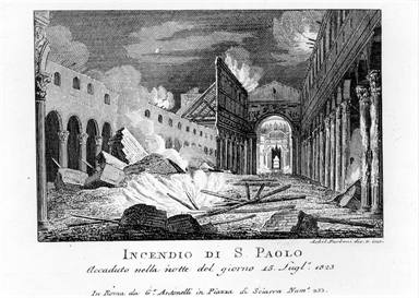 incendio della Basilica di San Paolo