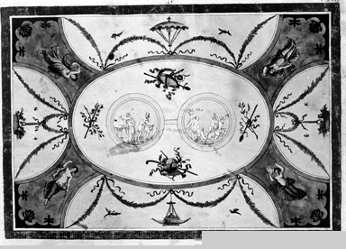 Bozzetto per la decorazione di un soffitto