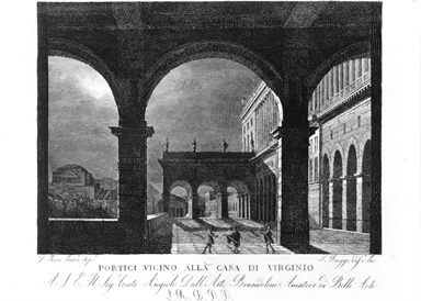 portici di edifici classici