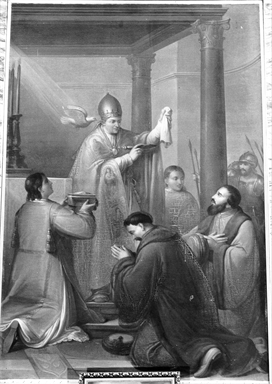 San Francesco d'Assisi predica davanti a papa Onorio III