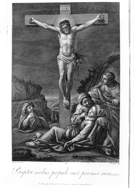 Cristo crocifisso con Madonna Santa Maria Maddalena e San Giovanni Evangelista