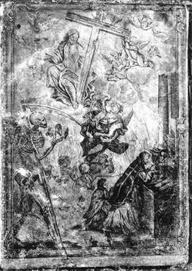 Cristo intercede per le anime purganti