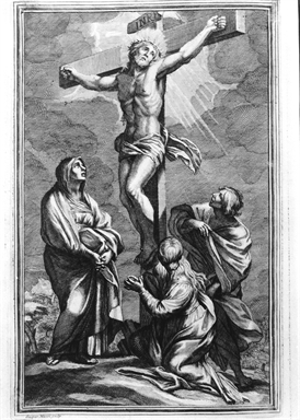 Cristo crocifisso con Madonna Santa Maria Maddalena e San Giovanni Evangelista