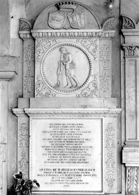 Lapide sepolcrale di Emma De' Marchesi Ranier