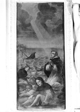 San Domenico salva i pellegrini diretti a Santiago di Compostela