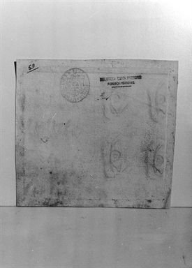 studio di piedi (recto)/ studio di occhi (verso)