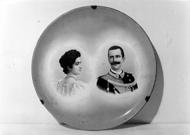 ritratti di Umberto I e Margherita di Savoia