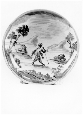 paesaggio con viandante