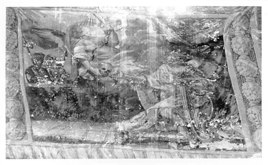 Angelo con i simboli delle tre punizioni appare a David