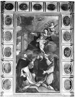 Madonna del Rosario con San Domenico e Santa Caterina da Siena