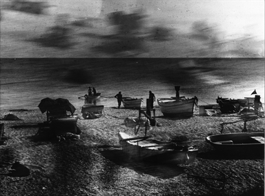 ombra sulla spiaggia