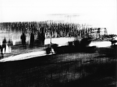 ombre di uomini tra riflessi