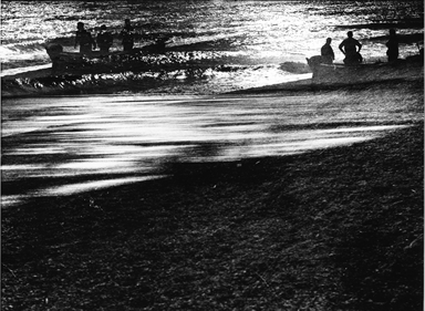 due barche e il mare