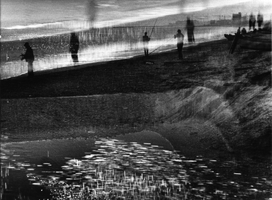 pescatori e canne da pesca