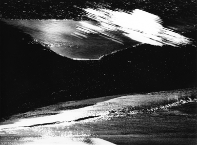 pozzanghera sulla sabbia