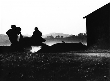 Simone e Neris in campagna