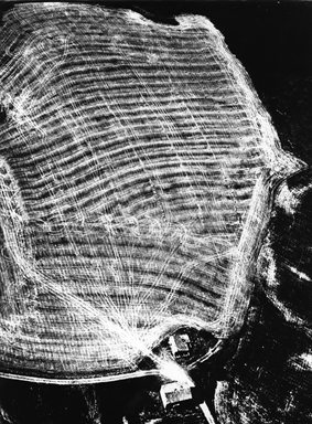 il campo mietuto tondeggiante