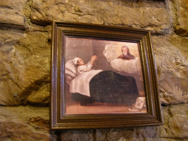 Chiesa del Beato Rizzerio, Coda di Muccia, Muccia, MC - Fonte orale: Terapeutica, Chiesa