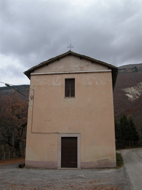 santa Libera, Vallestretta, Ussita, MC - Fonte orale: Terapeutica, Chiesa