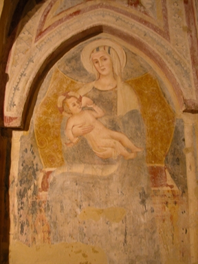 Chiesa santa Maria della Rocca, capoluogo, Offida, AP - Fonte orale: Terapeutica, Chiesa