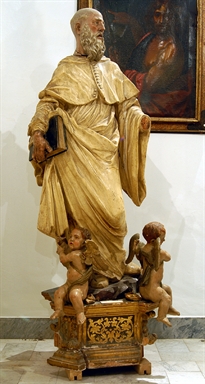 San Romualdo e angeli