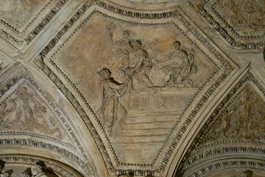 imperatore con figure allegoriche?