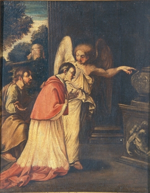 San Carlo Borromeo visita il corpo di San Flaviano