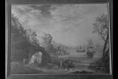 paesaggio marino con velieri