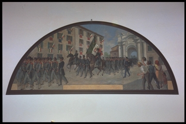 truppe piemontesi entrano da Porta Lambertina il 13 settembre 1860