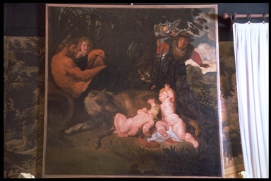 Romolo e Remo allattati dalla lupa