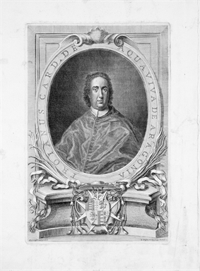 Ritratto a mezza figura del cardinale di Acquaviva